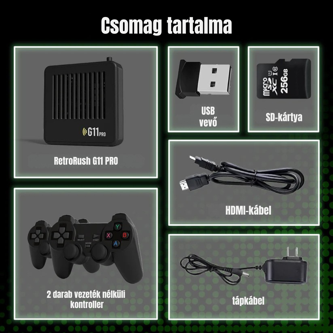 RetroRush G11 Pro - Retro játékkonzol