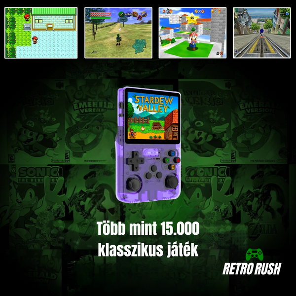 RetroRush Classic - Retro játékkonzol