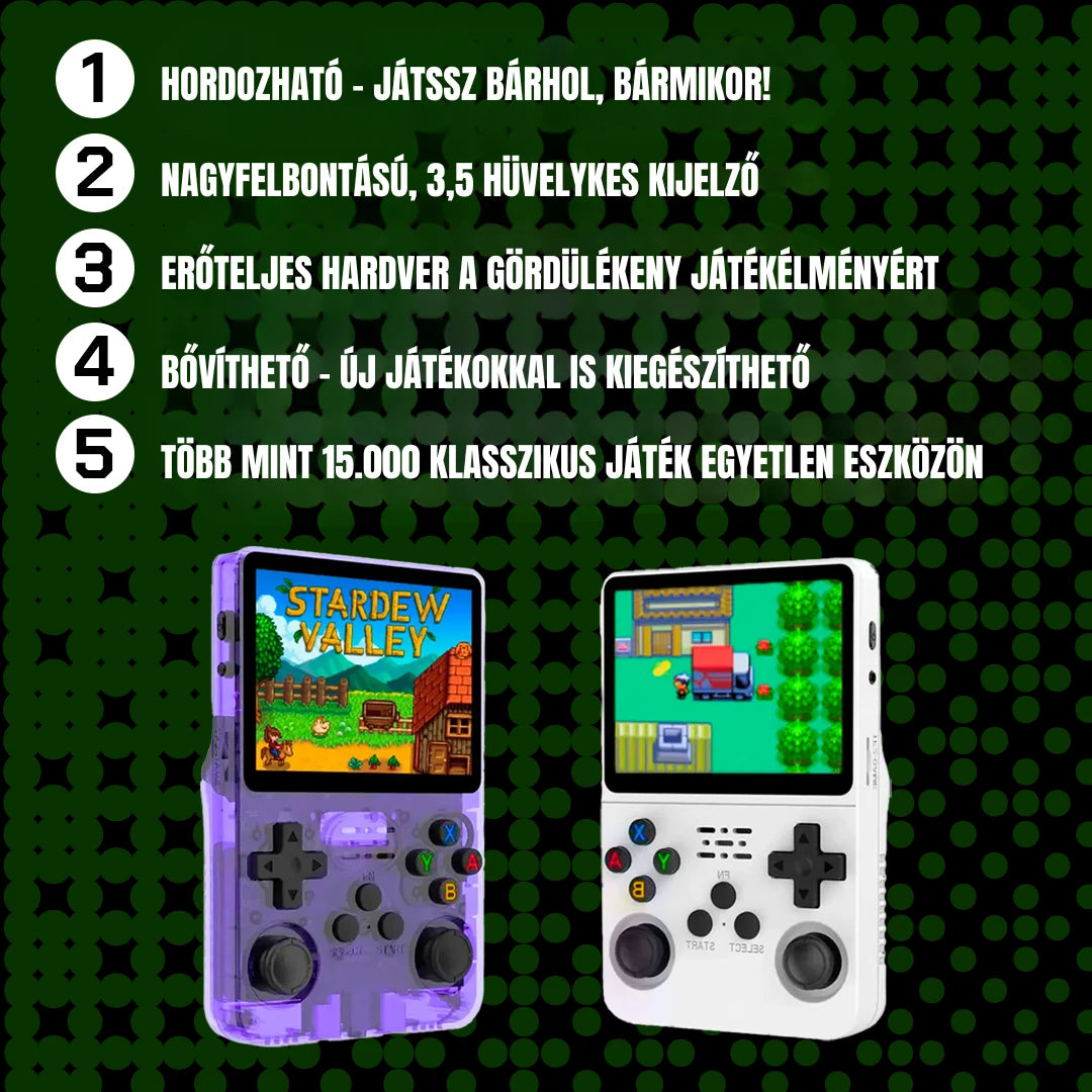 RetroRush Classic - Retro játékkonzol